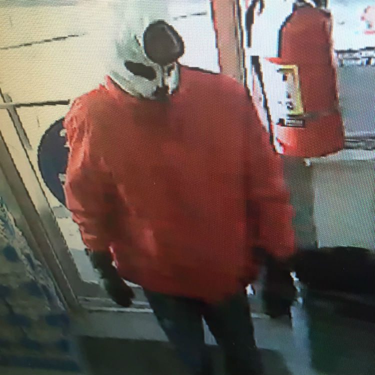 Surveillance footage of Shell robbery