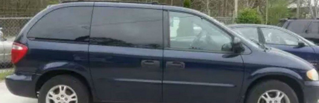 Smithers RCMP believe Derbyshire could be driving this blue Dodge Caravan.