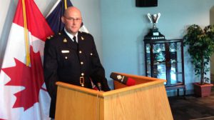 RCMP Insp. Matt Peggs says police are following up on numerous leads in the hunt for alleged killer Denecho King.